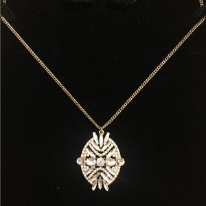 J. Crew | Crystal Pendant Statement Necklace